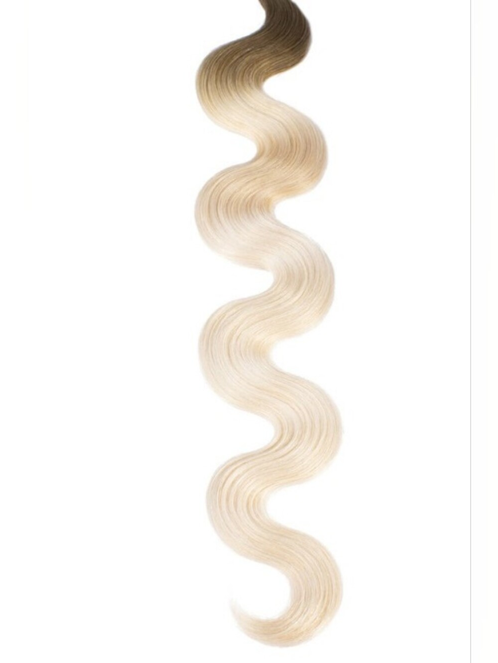 Bellami 120g 16"" Walnut Brown/Ash Blonde Rooted Professional S Wave Volume Weft